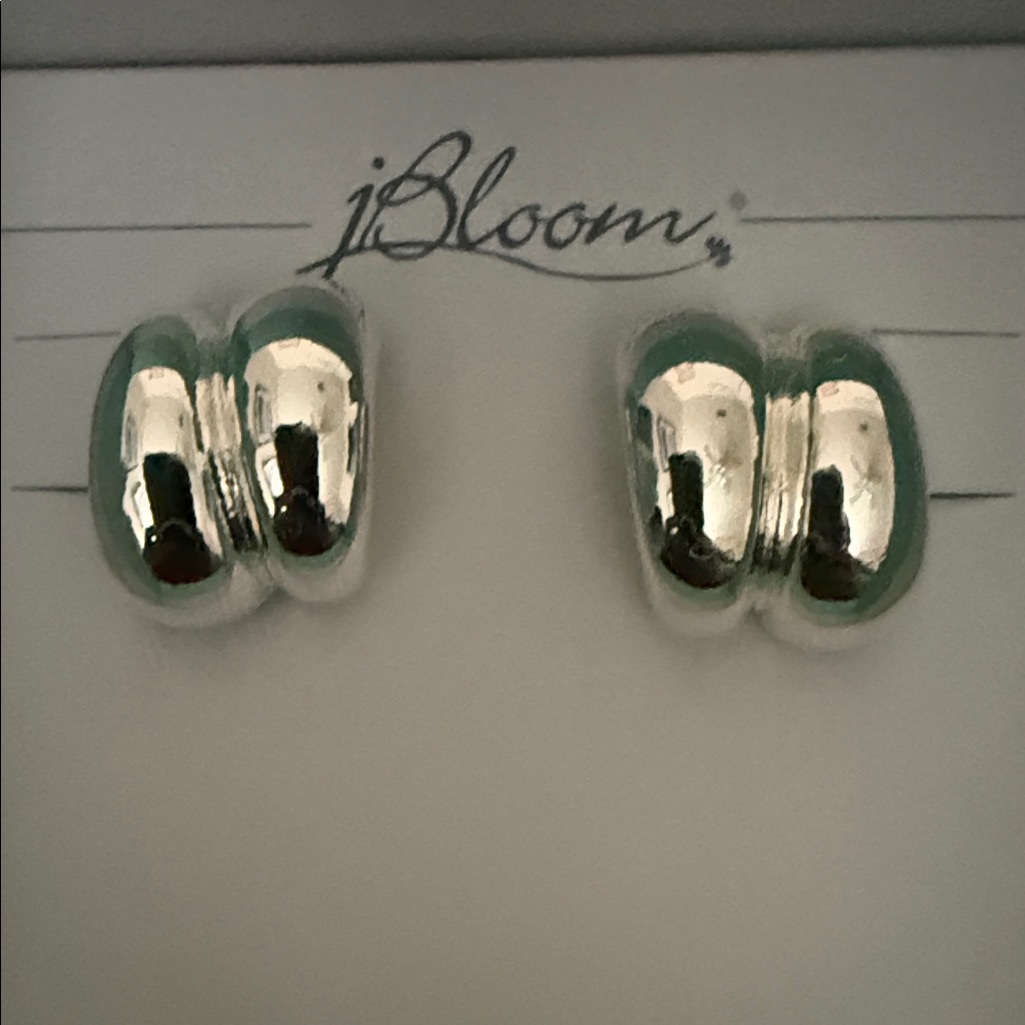 Bloom Elegant Silver Earrings 14$